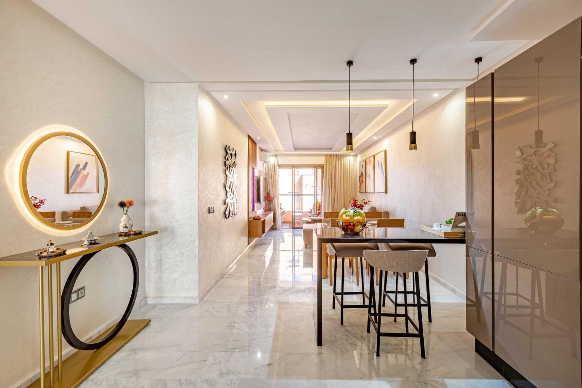 Magnifique Appartement Unique Et Central! Marrakesh Bagian luar foto