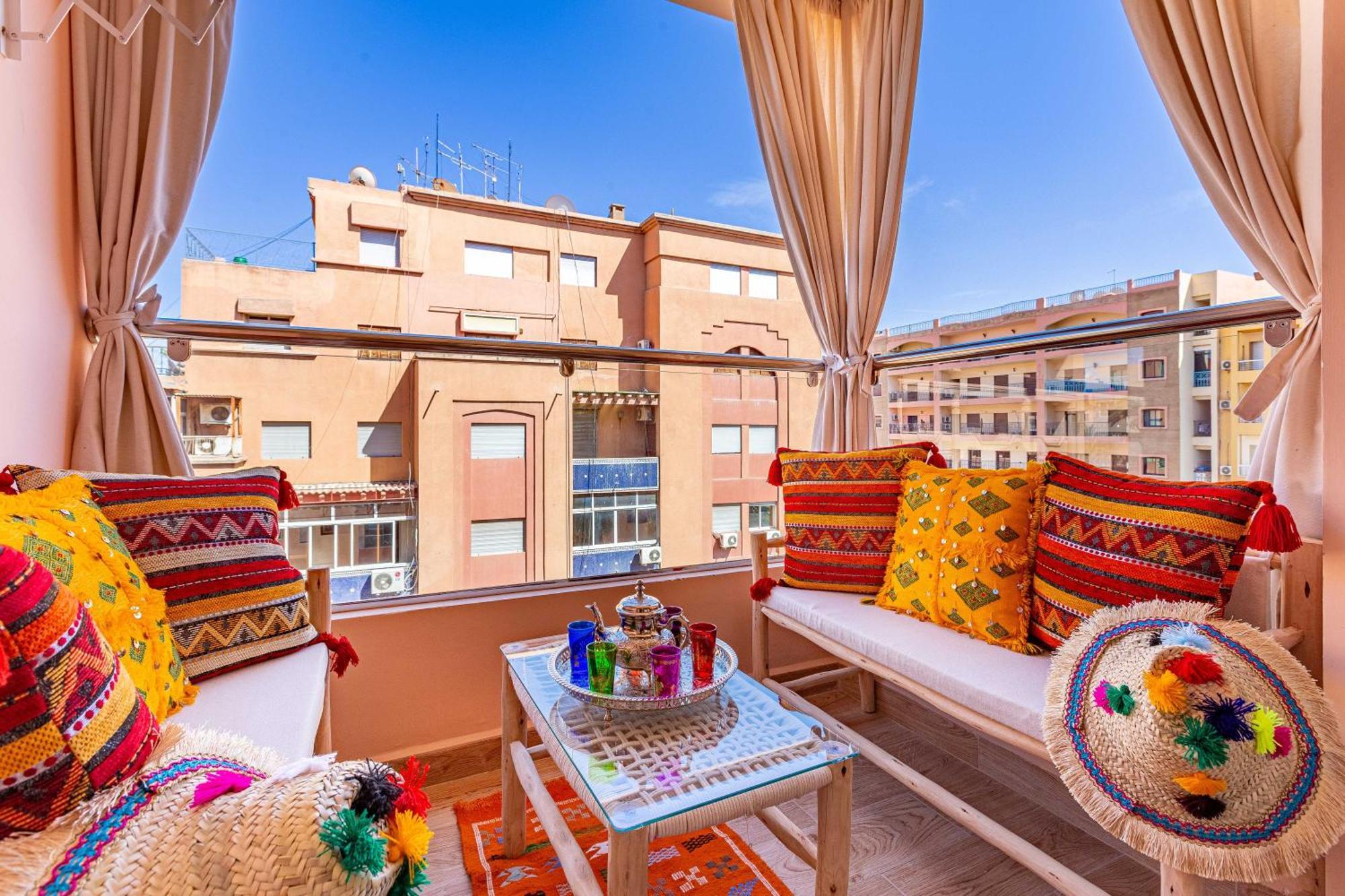 Magnifique Appartement Unique Et Central! Marrakesh Bagian luar foto