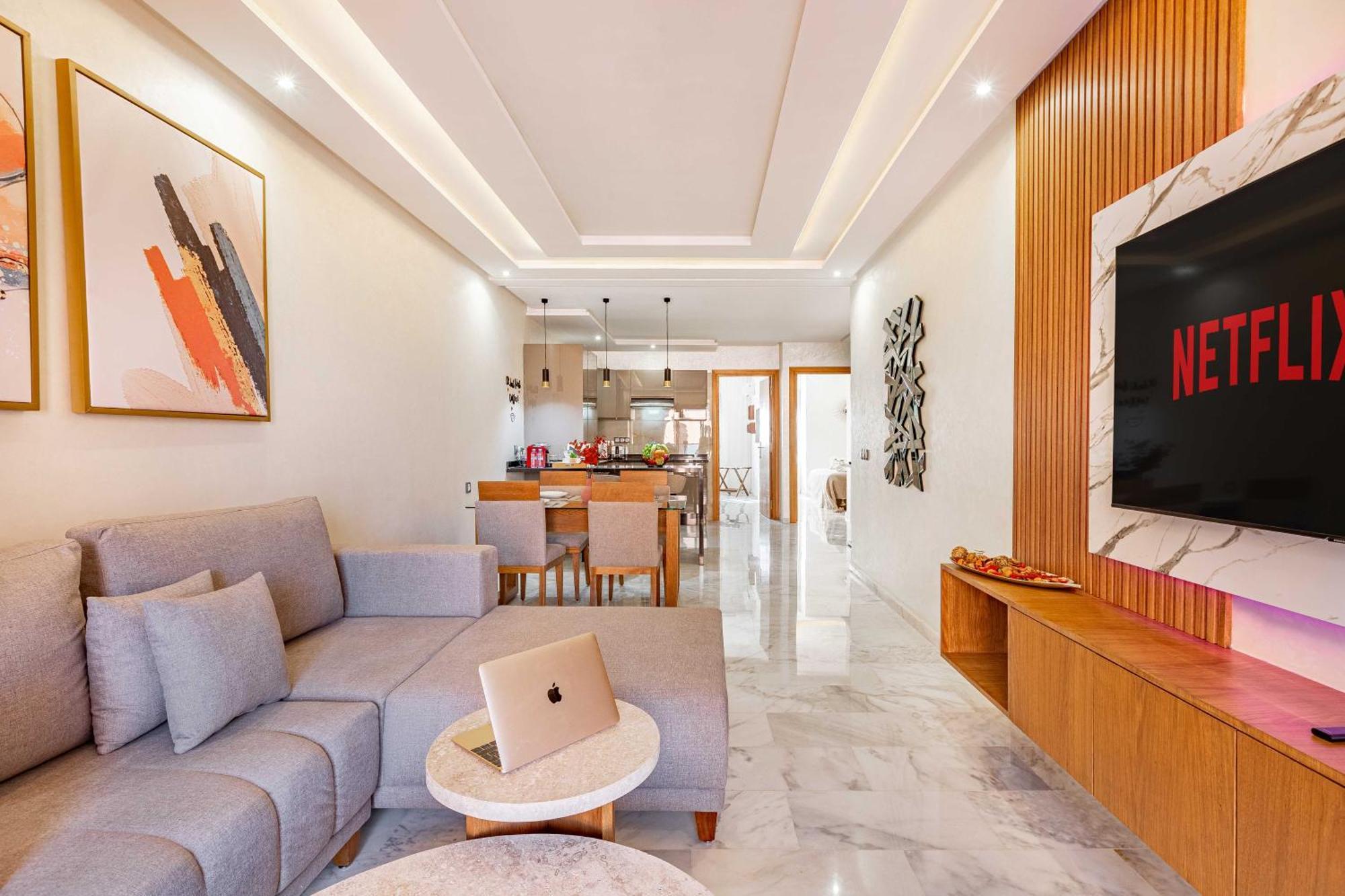 Magnifique Appartement Unique Et Central! Marrakesh Bagian luar foto