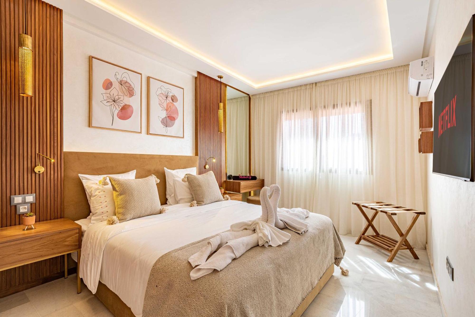 Magnifique Appartement Unique Et Central! Marrakesh Bagian luar foto